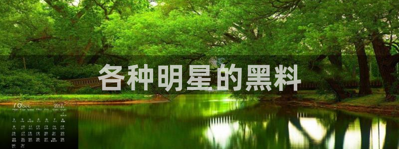 黑料揭秘：各种明星的黑料